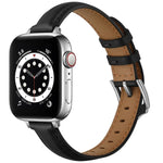 حزام ساعة بديل من الجلد بأسلوب الأعمال لسلسلة Apple Watch، 7 مقاس 41mm / 6 & SE & 5 & 4 مقاس 40mm / 3 & 2 & 1 مقاس 38mm، 7 مقاس 45mm / 6 & SE & 5 & 4 مقاس 44mm / 3 & 2 & 1 مقاس 42mm