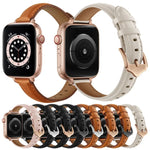 حزام ساعة بديل من الجلد بأسلوب الأعمال لسلسلة Apple Watch، 7 مقاس 41mm / 6 & SE & 5 & 4 مقاس 40mm / 3 & 2 & 1 مقاس 38mm، 7 مقاس 45mm / 6 & SE & 5 & 4 مقاس 44mm / 3 & 2 & 1 مقاس 42mm