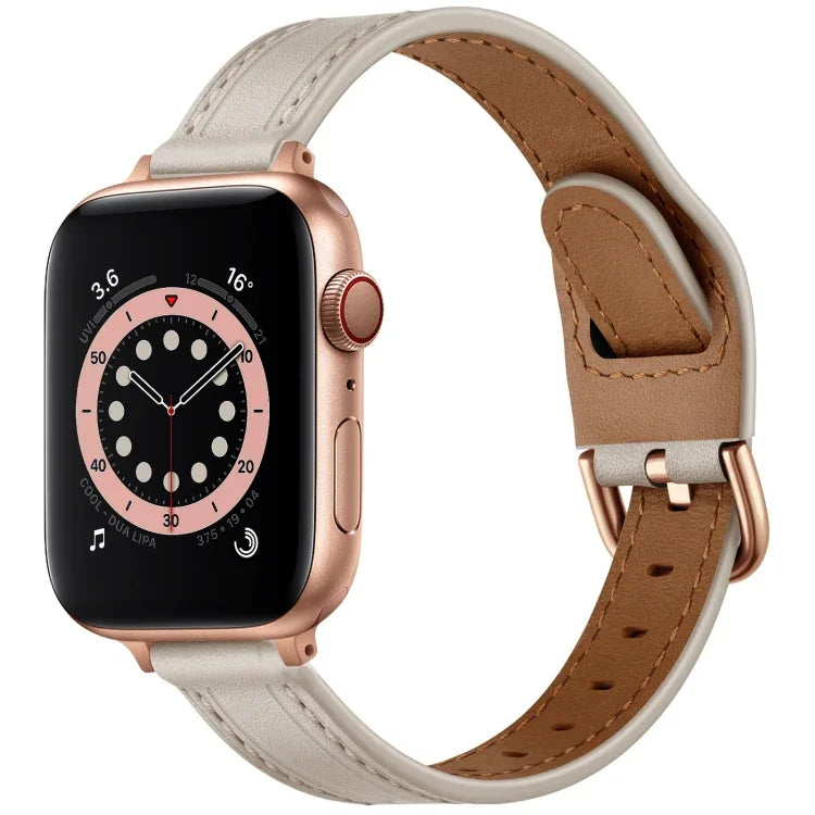 حزام ساعة بديل من الجلد بنمط سماء مرصعة بالنجوم للنساء لسلسلة Apple Watch، 7 مقاس 41mm / 6 & SE & 5 & 4 مقاس 40mm / 3 & 2 & 1 مقاس 38mm، 7 مقاس 45mm / 6 & SE & 5 & 4 مقاس 44mm / 3 & 2 & 1 مقاس 42mm
