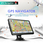 ملاحة GPS للسيارة بحجم 7 إنش HD 8G+128M شاشة سعوية تدعم FM / بطاقة TF، خرائط أوروبا، أستراليا، جنوب شرق آسيا، أمريكا الشمالية، الشرق الأوسط، أمريكا الجنوبية، أفريقيا