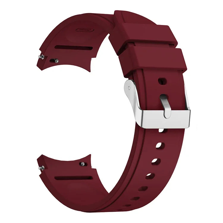 Silicone Replacement Strap Watchband, For Samsung Galaxy Watch4 40mm, For Samsung Galaxy Watch4 44mm, For Samsung Galaxy Watch4 Classic 42mm, For Samsung Galaxy Watch4 Classic 46mm