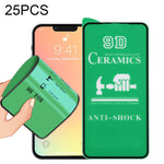 25 قطعة فيلم سيراميك كامل اللصق 9D، لهاتف iPhone 13 mini (25 قطعة)، لهاتف iPhone 13 / 13 Pro (25 قطعة)، لهاتف iPhone 13 Pro Max (25 قطعة)