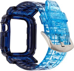 حزام متكامل من TPU متدرج اللون لسلسلة آبل ووتش 9 / 8 / 7 مقاس 45mm / 6 / 5 / 4 / ووتش SE 44mm / ووتش 42mm، لسلسلة آبل ووتش 9 / 8 / 7 مقاس 45mm / 6 / 5 / 4 / ووتش SE 44mm / ووتش 42mm