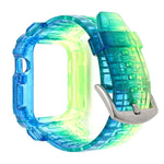 حزام متكامل من TPU متدرج اللون لسلسلة آبل ووتش 9 / 8 / 7 مقاس 45mm / 6 / 5 / 4 / ووتش SE 44mm / ووتش 42mm، لسلسلة آبل ووتش 9 / 8 / 7 مقاس 45mm / 6 / 5 / 4 / ووتش SE 44mm / ووتش 42mm