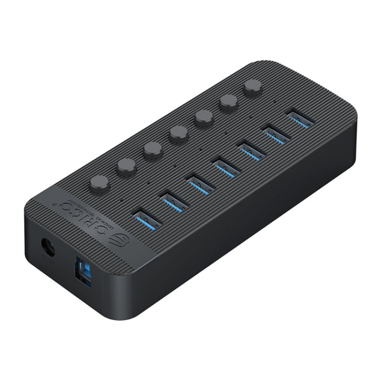 ORICO CT2U3-7AB-WH 7 In 1 Plastic Stripes Multi-Port USB HUB with Individual Switches,, CT2U3-7AB-WH UK Plug, CT2U3-7AB-BK EU Plug, CT2U3-7AB-WH EU Plug, CT2U3-7AB-BK AU Plug, CT2U3-7AB-WH AU Plug, CT2U3-7AB-BK UK Plug