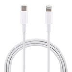 كابل شحن سريع 12 واط 5 فولت/2 أمبير USB-C / Type-C إلى 8 دبابيس PD، طول الكابل: 1 متر، 12 واط 5 فولت/2 أمبير
