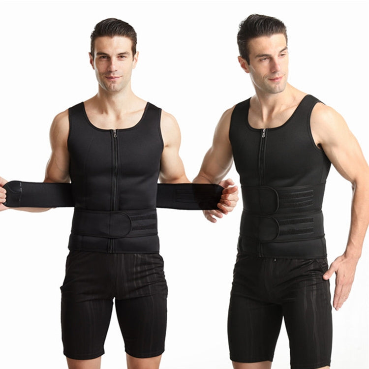 صديرية تشكيل الجسم الرياضية للرجال من النيوبرين، مشد خصر لتشكيل الجسم، S، M، L، XL، XXL، XXXL