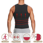 صديرية تشكيل الجسم الرياضية للرجال من النيوبرين، مشد خصر لتشكيل الجسم، S، M، L، XL، XXL، XXXL