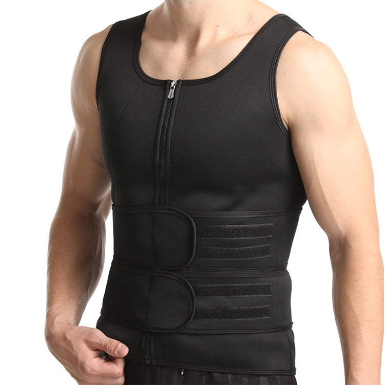 صديرية تشكيل الجسم الرياضية للرجال من النيوبرين، مشد خصر لتشكيل الجسم، S، M، L، XL، XXL، XXXL