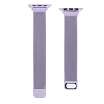حزام ساعة بديل ميلاني صغير الخصر مزدوج القسم لسلسلة آبل ووتش، 7 مقاس 45mm / 6 و SE و 5 و 4 مقاس 44mm / 3 و 2 و 1 مقاس 42mm، 7 مقاس 41mm / 6 و SE و 5 و 4 مقاس 40mm / 3 و 2 و 1 مقاس 38mm