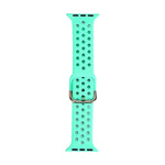 حزام ساعة بديل من السيليكون لسلسلة آبل ووتش، 7 مقاس 41mm / 6 و SE و 5 و 4 مقاس 40mm / 3 و 2 و 1 مقاس 38mm