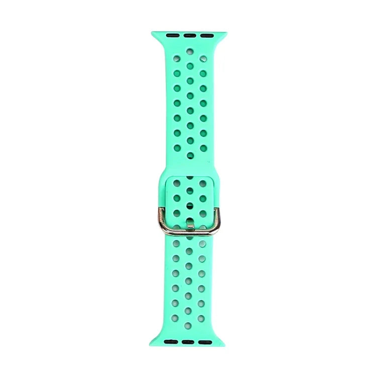 حزام ساعة بديل من السيليكون لسلسلة آبل ووتش، 7 مقاس 41mm / 6 و SE و 5 و 4 مقاس 40mm / 3 و 2 و 1 مقاس 38mm