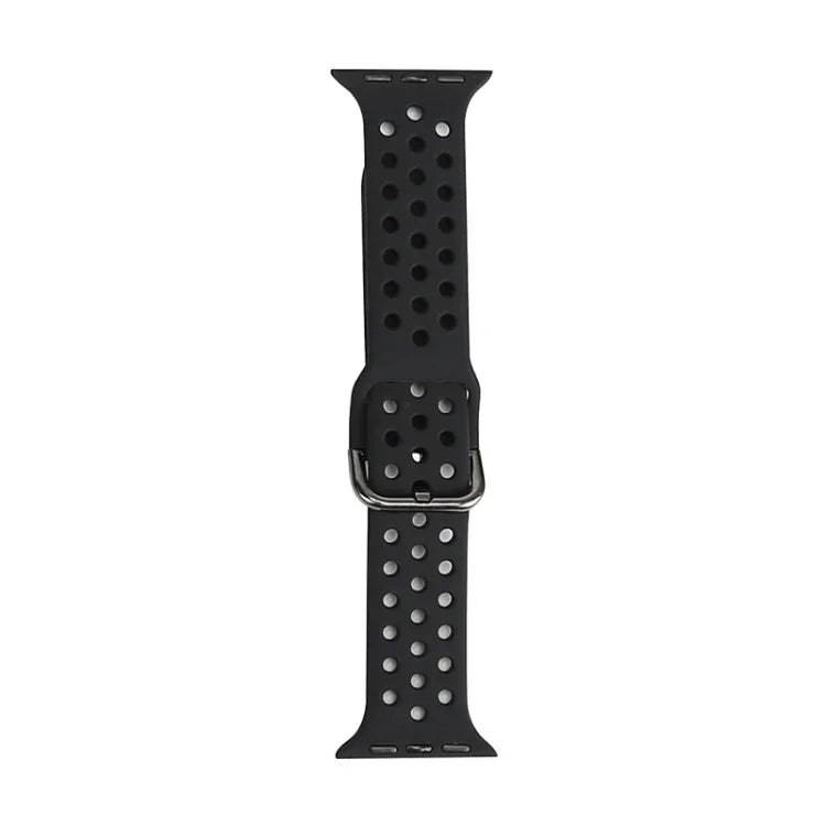 حزام ساعة بديل من السيليكون لسلسلة آبل ووتش، 7 مقاس 41mm / 6 و SE و 5 و 4 مقاس 40mm / 3 و 2 و 1 مقاس 38mm