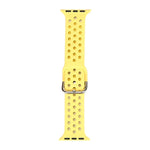 حزام ساعة بديل من السيليكون لسلسلة آبل ووتش، 7 مقاس 41mm / 6 و SE و 5 و 4 مقاس 40mm / 3 و 2 و 1 مقاس 38mm