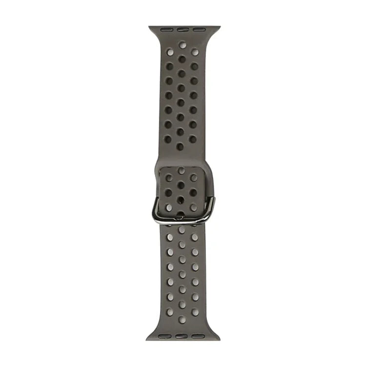 حزام ساعة بديل من السيليكون لسلسلة آبل ووتش، 7 مقاس 41mm / 6 و SE و 5 و 4 مقاس 40mm / 3 و 2 و 1 مقاس 38mm