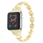 سوار ساعة بديل من الفولاذ المقاوم للصدأ الماسي لسلسلة Apple Watch، 7 بحجم 41مم / 6 و SE و 5 و 4 بحجم 40مم / 3 و 2 و 1 بحجم 38مم، 7 بحجم 45مم / 6 و SE و 5 و 4 بحجم 44مم / 3 و 2 و 1 بحجم 42مم