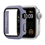 غطاء حماية صلب مقاوم للصدمات مع زجاج مقسى مع علبة تعبئة لسلسلة Apple Watch مقاس 44مم (برتقالي)، لسلسلة Apple Watch 6 / 5 / 4 / Watch SE مقاس 40مم، لسلسلة Apple Watch 3 و 2 و 1 مقاس 38مم