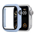 غطاء حماية صلب مقاوم للصدمات مع زجاج مقسى مع علبة تعبئة لسلسلة Apple Watch مقاس 44مم (برتقالي)، لسلسلة Apple Watch 6 / 5 / 4 / Watch SE مقاس 40مم، لسلسلة Apple Watch 3 و 2 و 1 مقاس 38مم