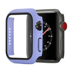 غطاء حماية صلب مقاوم للصدمات مع زجاج مقسى مع علبة تعبئة لسلسلة Apple Watch مقاس 44مم (برتقالي)، لسلسلة Apple Watch 6 / 5 / 4 / Watch SE مقاس 40مم، لسلسلة Apple Watch 3 و 2 و 1 مقاس 38مم