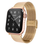 سوار ساعة بديل من الفولاذ متعدد الباهت لسلسلة Apple Watch، 7 مقاس 45مم / 6 و SE و 5 و 4 مقاس 44مم / 3 و 2 و 1 مقاس 42مم، 7 مقاس 41مم / 6 و SE و 5 و 4 مقاس 40مم / 3 و 2 و 1 مقاس 38مم