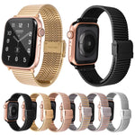 سوار ساعة بديل من الفولاذ متعدد الباهت لسلسلة Apple Watch، 7 مقاس 45مم / 6 و SE و 5 و 4 مقاس 44مم / 3 و 2 و 1 مقاس 42مم، 7 مقاس 41مم / 6 و SE و 5 و 4 مقاس 40مم / 3 و 2 و 1 مقاس 38مم