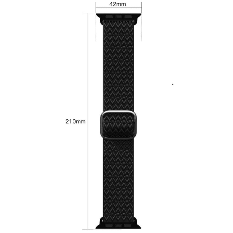 سوار ساعة بديل مطاطي قابل للتعديل بنقشة ماسية لسلسلة Apple Watch، 7 مقاس 41مم / 6 و SE و 5 و 4 مقاس 40مم / 3 و 2 و 1 مقاس 38مم، 7 مقاس 45مم / 6 و SE و 5 و 4 مقاس 44مم / 3 و 2 و 1 مقاس 42مم