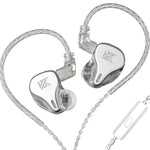 KZ DQ6 3-unit Dynamic HiFi In-Ear Wired Earphone, No Mic, With Mic