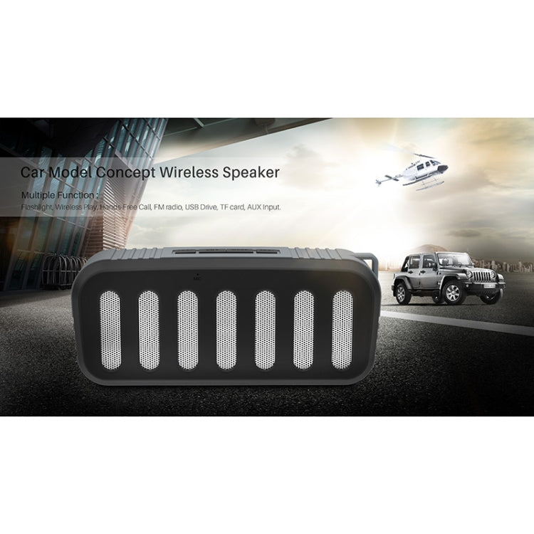 مكبر صوت بلوتوث جديد Rixing NR-2013 TWS على شكل مخرج عادم سيارة