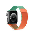 سوار ساعة بديل ميلان متدرج اللون لسلسلة Apple Watch، 7 مقاس 41مم / 6 و SE و 5 و 4 مقاس 40مم / 3 و 2 و 1 مقاس 38مم، 7 مقاس 45مم / 6 و SE و 5 و 4 مقاس 44مم / 3 و 2 و 1 مقاس 42مم