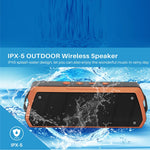 مكبر صوت بلوتوث عالي الدقة جديد Rixing NR-5000 IPX5، يدعم المكالمات بدون استخدام اليدين / بطاقة TF / راديو FM / قرص U