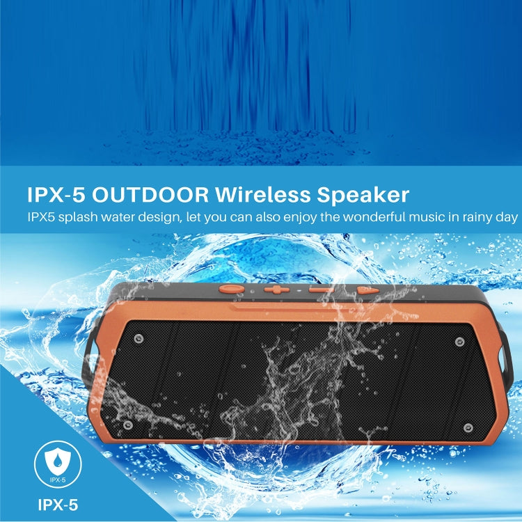 مكبر صوت بلوتوث عالي الدقة جديد Rixing NR-5000 IPX5، يدعم المكالمات بدون استخدام اليدين / بطاقة TF / راديو FM / قرص U