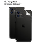 قطعتان من فيلم هيدروجيل منحني كامل الشاشة للحماية الخلفية، من IMAK، لهواتف iPhone 11، iPhone 11 Pro، iPhone 11 Pro Max