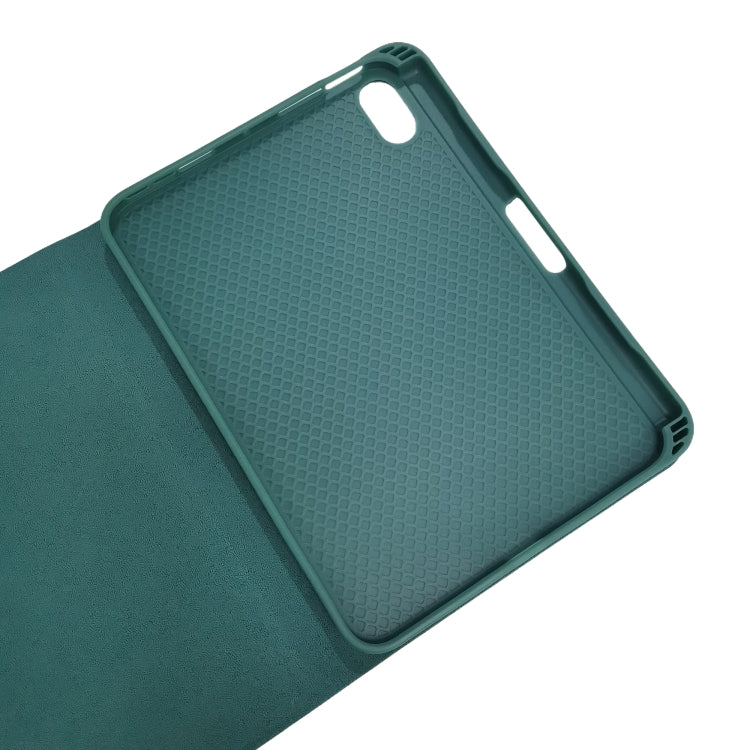 غطاء جلد مع لوحة مفاتيح بلوتوث قابلة للفصل بمفاتيح مربعة وحامل لجهاز iPad mini 6 طراز HK006