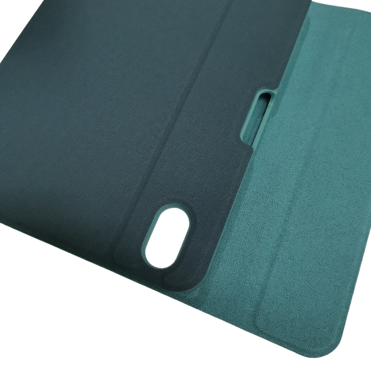 غطاء جلد مع لوحة مفاتيح بلوتوث قابلة للفصل بمفاتيح مربعة وحامل لجهاز iPad mini 6 طراز HK006