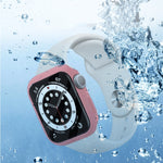 Shockproof PC Protective Case with Tempered Glass Film, For Apple Watch Series 9 / 8 / 7 41mm, For Apple Watch Series 9 / 8 / 7 45mm, For Apple Watch Series 8 / 7 41mm