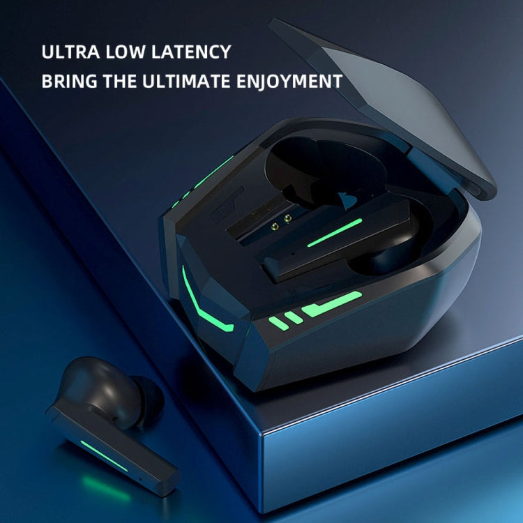 سماعة أذن بلوتوث TWS أصلية من Lenovo XT80 للألعاب / الموسيقى بنمط مزدوج مع ضوء تنفس وصندوق شحن