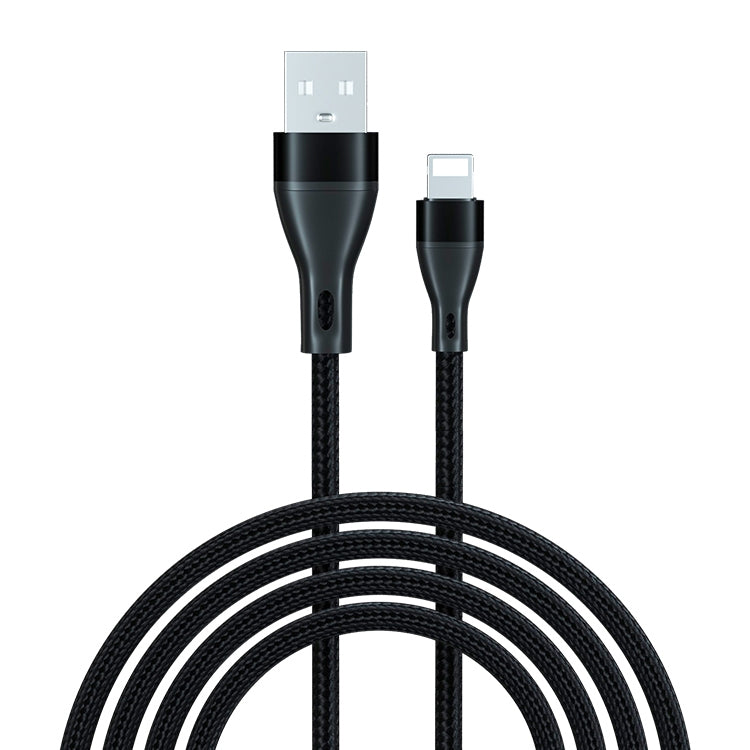 كابل شحن سريع USB 3A إلى 8 Pin منسوج ADC-001، 1م 8 Pin، 2م 8 Pin