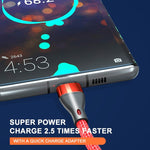 كابل شحن سريع USB 3A إلى 8 Pin منسوج ADC-001، 1م 8 Pin، 2م 8 Pin