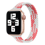 Small Waist Single Loop Nylon Braid Replacement Watchband For Apple Watch Series, XS 130mm, XS 135mm, 7 41mm / 6&SE&5&4 40mm / 3&2&1 38mm