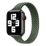 Small Waist Single Loop Nylon Braid Replacement Watchband For Apple Watch Series, XS 135mm, XS 130mm, 7 41mm / 6&SE&5&4 40mm / 3&2&1 38mm