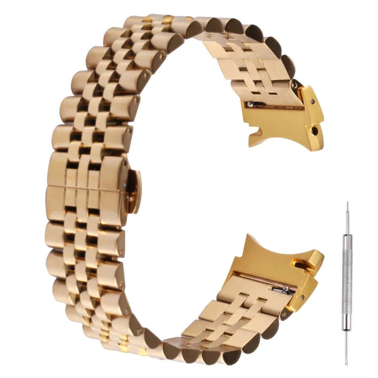 Five-bead Stainless Steel Replacement Strap Watchband, For Samsung Galaxy Watch4 40mm/44mm