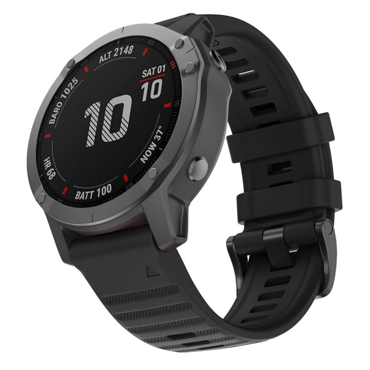 For Garmin Fenix 6 22mm Silicone Smart Watch Replacement Strap Wristband