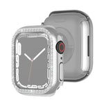 غطاء حماية ماسي بطبقة كهربائية من PC صف واحد لسلسلة Apple Watch، لسلسلة Apple Watch 9 / 8 / 7 مقاس 41مم، لسلسلة Apple Watch 9 / 8 / 7 مقاس 45مم