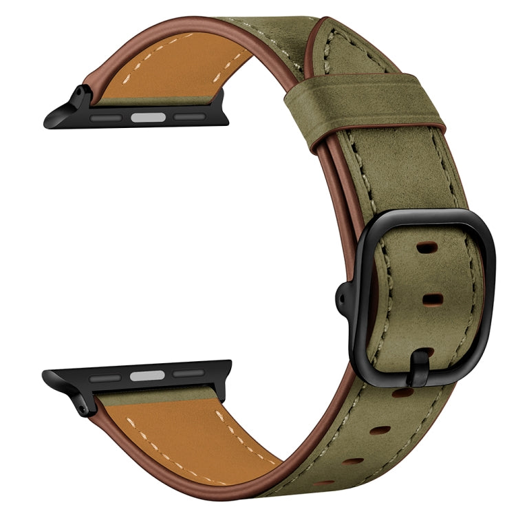 سوار ساعة بديل من الجلد لسلسلة Apple Watch، 7 مقاس 41 مم / 6 وSE و5 و4 مقاس 40 مم / 3 و2 و1 مقاس 38 مم، 7 مقاس 45 مم / 6 وSE و5 و4 مقاس 44 مم / 3 و2 و1 مقاس 42 مم
