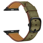 سوار ساعة بديل من الجلد لسلسلة Apple Watch، 7 مقاس 41 مم / 6 وSE و5 و4 مقاس 40 مم / 3 و2 و1 مقاس 38 مم، 7 مقاس 45 مم / 6 وSE و5 و4 مقاس 44 مم / 3 و2 و1 مقاس 42 مم