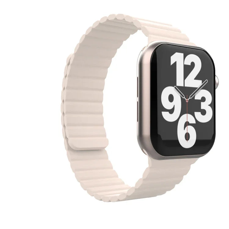 سوار ساعة بديل متكامل من السيليكون لسلسلة Apple Watch، 7 مقاس 41مم / 6&SE&5&4 مقاس 40مم / 3&2&1 مقاس 38مم، 7 مقاس 45مم / 6&SE&5&4 مقاس 44مم / 3&2&1 مقاس 42مم