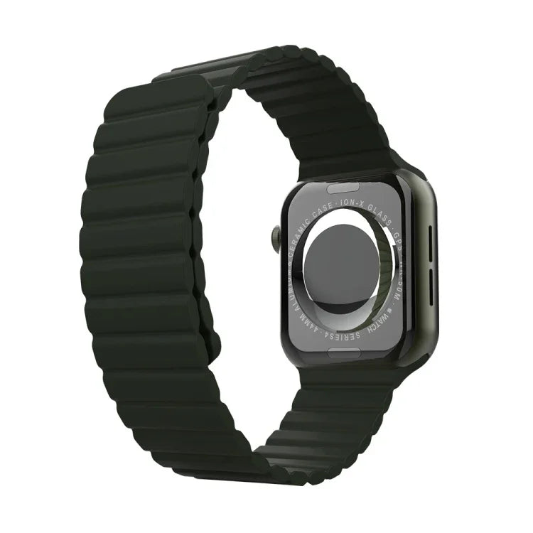 سوار ساعة بديل متكامل من السيليكون لسلسلة Apple Watch، 7 مقاس 41مم / 6&SE&5&4 مقاس 40مم / 3&2&1 مقاس 38مم، 7 مقاس 45مم / 6&SE&5&4 مقاس 44مم / 3&2&1 مقاس 42مم