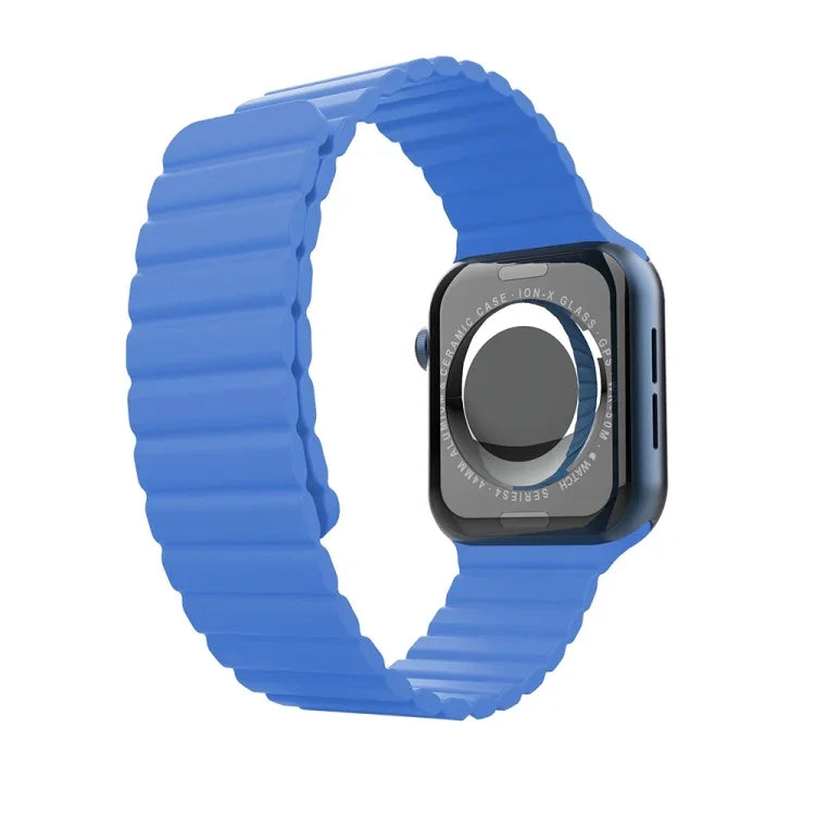 سوار ساعة بديل متكامل من السيليكون لسلسلة Apple Watch، 7 مقاس 41مم / 6&SE&5&4 مقاس 40مم / 3&2&1 مقاس 38مم، 7 مقاس 45مم / 6&SE&5&4 مقاس 44مم / 3&2&1 مقاس 42مم