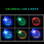 ساعة رياضية إلكترونية للأطفال من SKMEI 1451 مزودة بساعة توقيت رقمية LED مضيئة، 1451 (شفافة وردي أزرق)، 1451 (شفافة بنفسجي)، 1451 (شفافة أزرق سماوي)، 1451 (شفافة وردي وردي)، 1451 (هيكل أبيض مع دائرة زرقاء)