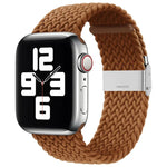 سوار ساعة نايلون مضفر مع إبزيم بديل لسلسلة Apple Watch، 7 مقاس 41 مم / 6 و SE و 5 و 4 مقاس 40 مم / 3 و 2 و 1 مقاس 38 مم